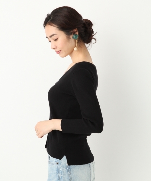 A part by(アパートバイ)の「12GRPソウバリVカーディガン 744613 (カーディガン/ボレロ・レディース・ブラック/ブルー/ホワイト/レッド・FREE)」の17枚目の写真