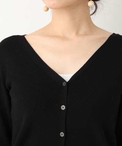 A part by(アパートバイ)の「12GRPソウバリVカーディガン 744613 (カーディガン/ボレロ・レディース・ブラック/ブルー/ホワイト/レッド・FREE)」の19枚目の写真