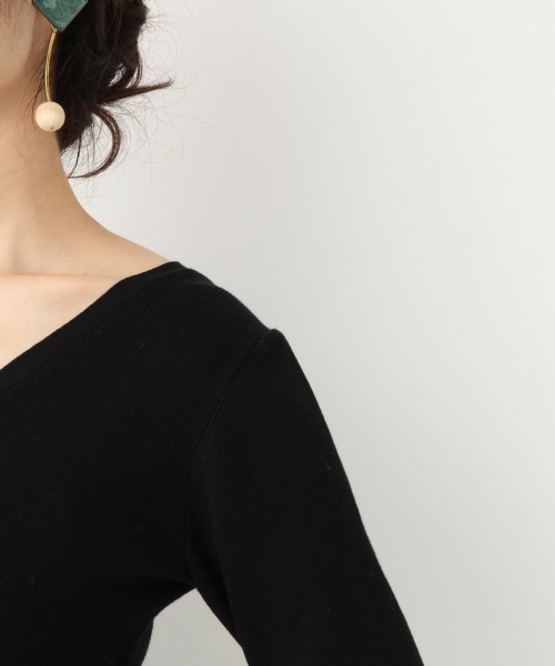 A part by(アパートバイ)の「12GRPソウバリVカーディガン 744613 (カーディガン/ボレロ・レディース・ブラック/ブルー/ホワイト/レッド・FREE)」の10枚目の写真