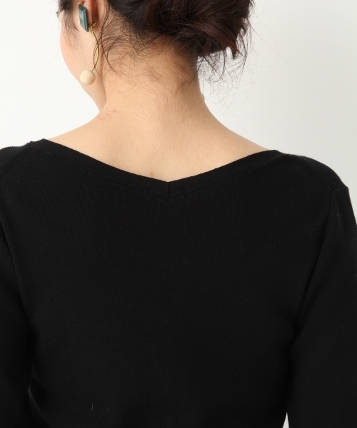 A part by(アパートバイ)の「12GRPソウバリVカーディガン 744613 (カーディガン/ボレロ・レディース・ブラック/ブルー/ホワイト/レッド・FREE)」の13枚目の写真