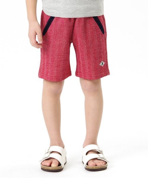 apres les cours（アプレレクール）の「カットソー半パンツ 4.5分丈（その他パンツ・キッズ・ネイビー/グレー/レッド・90/80/140/100/120/130/110）」の3枚目の写真