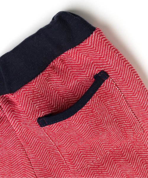 apres les cours（アプレレクール）の「カットソー半パンツ 4.5分丈（その他パンツ・キッズ・ネイビー/グレー/レッド・90/80/140/100/120/130/110）」の7枚目の写真