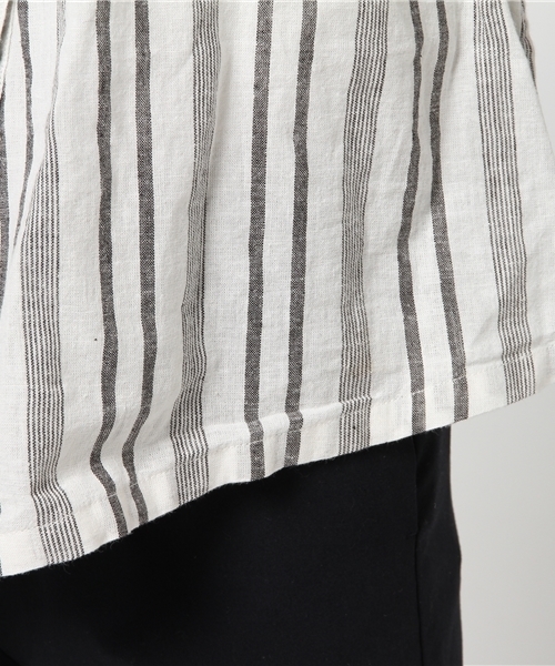 LBC（エルビーシー）の「リネンコットンジャケット（その他アウター・レディース・ライトグレー/オフホワイト・MEDIUM/LARGE）」の9枚目の写真