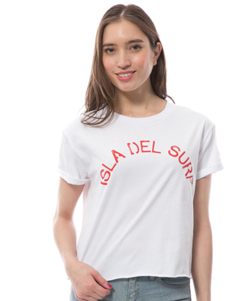 BILLABONG(ビラボン)の「BILLABONG レディース Tシャツ(Tシャツ/カットソー・レディース・ブラック/イエロー/ホワイト・MEDIUM)」の2枚目の写真