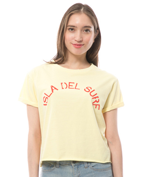 BILLABONG(ビラボン)の「BILLABONG レディース Tシャツ(Tシャツ/カットソー・レディース・ブラック/イエロー/ホワイト・MEDIUM)」の3枚目の写真