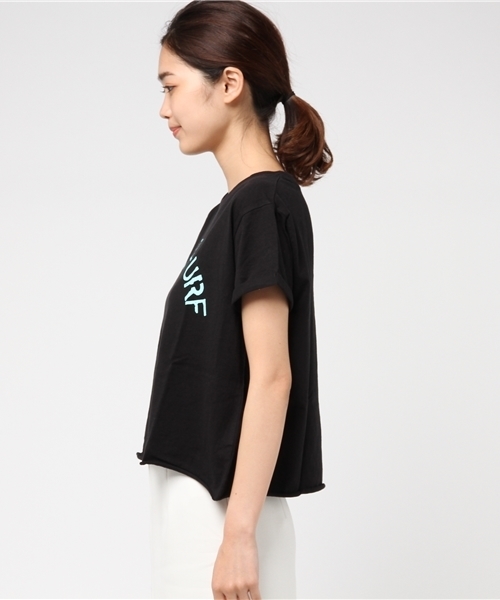 BILLABONG(ビラボン)の「BILLABONG レディース Tシャツ(Tシャツ/カットソー・レディース・ブラック/イエロー/ホワイト・MEDIUM)」の6枚目の写真