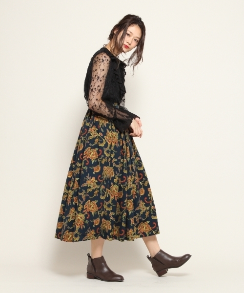 PAGEBOY（ページボーイ）の「チュールレースフリルブラウス（シャツ/ブラウス・レディース・オフホワイト/グリーン/ブラック・FREE）」の22枚目の写真