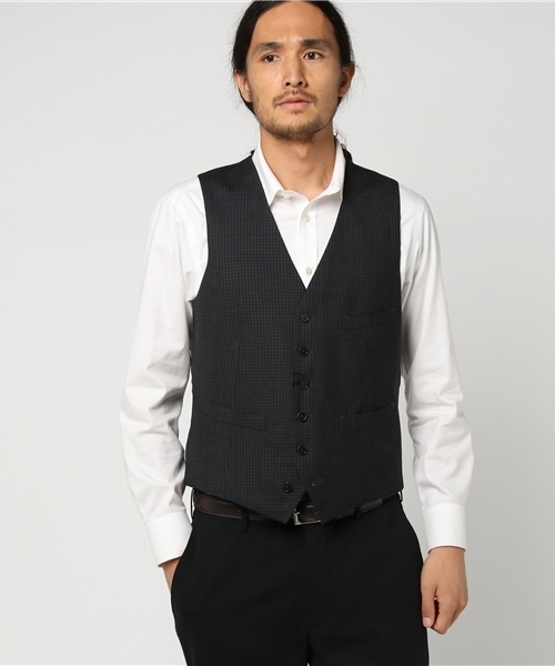 THE SUIT COMPANY（ザ・スーツカンパニー）の「＜FORMAL＞『CERIMONIA』リバーシブルジレ（ベスト・メンズ・ブラック×グレー・S/LL/M/L/SS）」の11枚目の写真