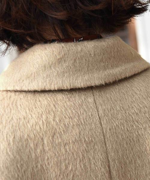 Luz Llena（ラズレナ）の「オーバーサイズダブルプレストコート（チェスターコート・レディース・ブラック/グレイッシュベージュ/ブラウン・MEDIUM）」の10枚目の写真