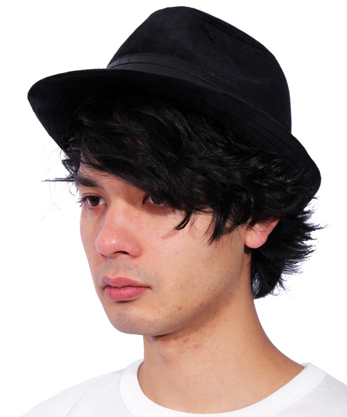 8(eight)(エイト)の「ベロア ツバ広 中折れ ハット 帽子(ハット・メンズ・ブラック/ネイビー/ブラウン/カーキ/ワイン・FREE)」の17枚目の写真