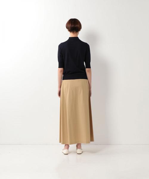 Steven Alan（スティーブンアラン）の「＜Steven Alan＞COTTON/SILK HIGH GAUGE POLO-SHIRT/ポロシャツ（ポロシャツ・レディース・オフホワイト/オレンジ系その他/ネイビー・FREE）」の21枚目の写真