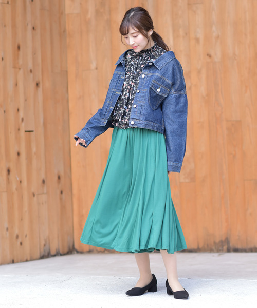 rps(アールピーエス)の「ショートゆるGジャン(デニムジャケット・レディース・ブルー/インディゴブルー・M)」の11枚目の写真