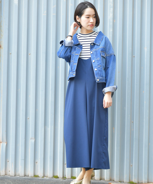 rps(アールピーエス)の「ショートゆるGジャン(デニムジャケット・レディース・ブルー/インディゴブルー・M)」の3枚目の写真