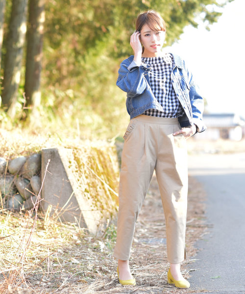 rps(アールピーエス)の「ショートゆるGジャン(デニムジャケット・レディース・ブルー/インディゴブルー・M)」の17枚目の写真