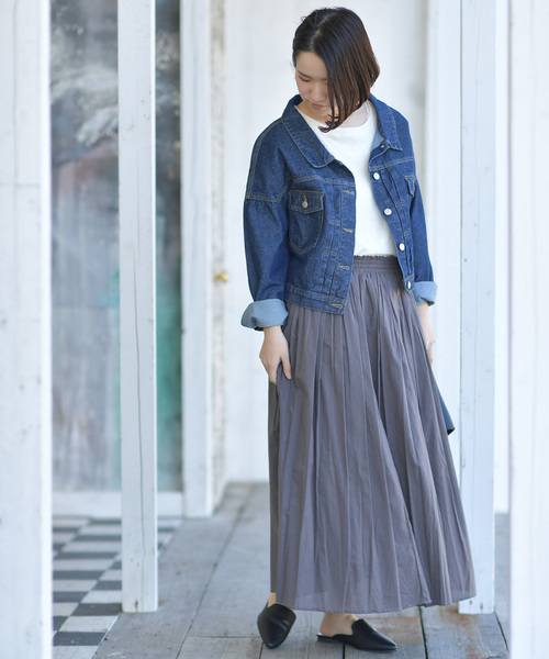 rps(アールピーエス)の「ショートゆるGジャン(デニムジャケット・レディース・ブルー/インディゴブルー・M)」の21枚目の写真