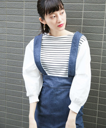 LOWRYS FARM | リブソデパフプルオーバー　788910 (Tシャツ/カットソー)