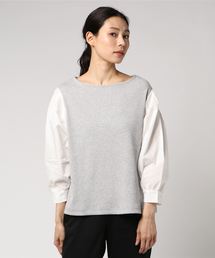 LOWRYS FARM | リブソデパフプルオーバー　788910 (Tシャツ/カットソー)