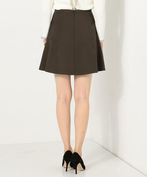 Jewel Changes（ジュエルチェンジズ）の「JOC PE/R 切り替え セミフレア ミニスカート（スカート・レディース・ターコイズブルー/オリーブ/パープル・34/36/38）」の18枚目の写真