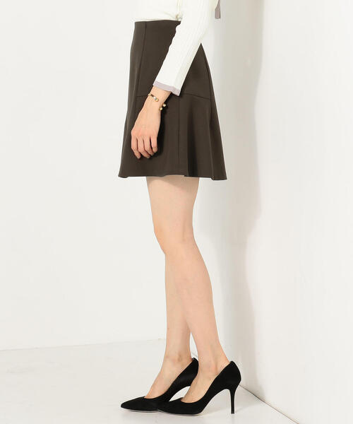 Jewel Changes（ジュエルチェンジズ）の「JOC PE/R 切り替え セミフレア ミニスカート（スカート・レディース・ターコイズブルー/オリーブ/パープル・34/36/38）」の16枚目の写真