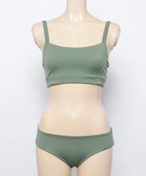 Guacamole ガカモレ の Solid Sporty Bandue Bikini ソリッド スポーティ バンドゥビキニ 水着 Wear