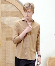 SPADE | 【SPADE-creative expression-】七分袖 アロハ フレンチリネンシャツ(シャツ/ブラウス)