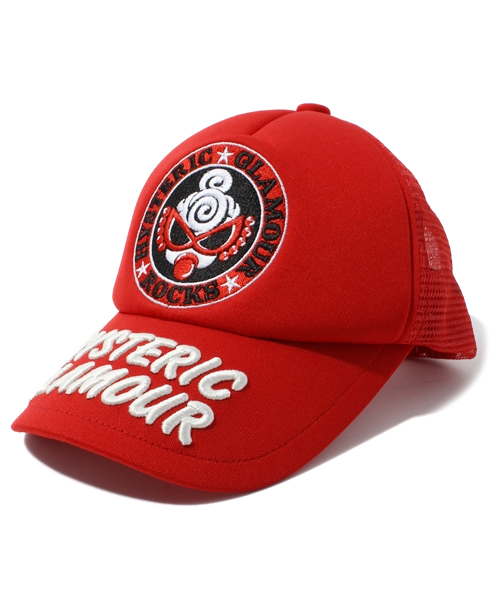 HYSTERIC MINI（ヒステリックミニ）の「starting point mini メッシュCAP（キャップ・キッズ・ホワイト/ブラック/レッド・X-SMALL/SMALL/MEDIUM/LARGE/X-LARGE）」の3枚目の写真