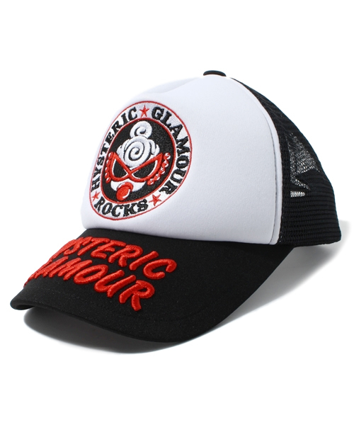 HYSTERIC MINI（ヒステリックミニ）の「starting point mini メッシュCAP（キャップ・キッズ・ホワイト/ブラック/レッド・X-SMALL/SMALL/MEDIUM/LARGE/X-LARGE）」の2枚目の写真