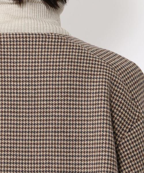 GALERIE VIE(ギャルリー ヴィー)の「ウールダブルフェイス ダブルブレストノーカラーコート(その他アウター・レディース・ブラウン系その他/ライトベージュ/ネイビー/キャメル・36)」の19枚目の写真