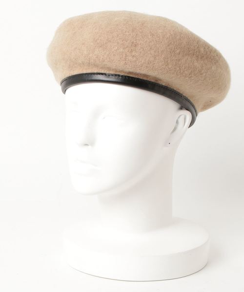 WEGO(ウィゴー)の「WEGO/パイピングベレー帽(ハンチング/ベレー帽・レディース・ブラック/キャメル/グレー/ダークグリーン/ワイン・FREE)」の10枚目の写真