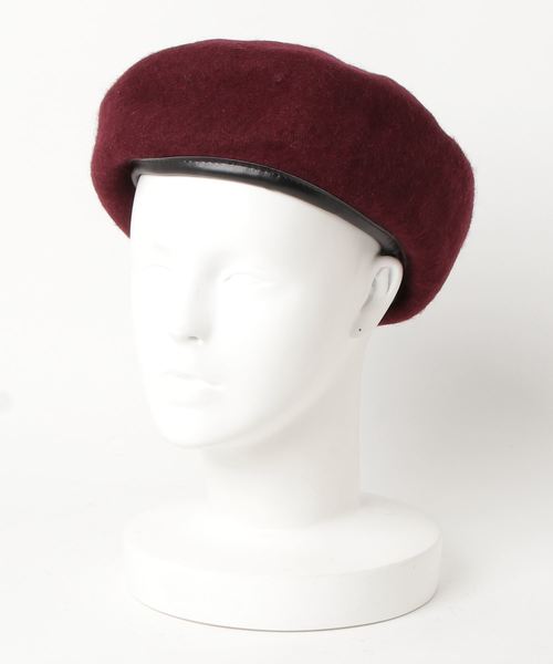 WEGO(ウィゴー)の「WEGO/パイピングベレー帽(ハンチング/ベレー帽・レディース・ブラック/キャメル/グレー/ダークグリーン/ワイン・FREE)」の11枚目の写真