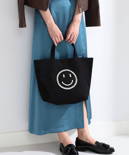 Ray BEAMS（レイビームス）の「ECODECO / ブラック キャンバス トートバッグ（トートバッグ・レディース・ブラック・ONE SIZE）」の2枚目の写真