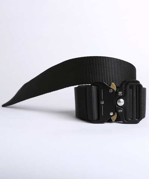 ADANS（アダンス）の「【ADANS】ナイロンベルト(M)/AD191AC05（ベルト・メンズ・ブラック/ベージュ/オレンジ/ブラック系その他/グリーン系カモフラージュ/ブラウン系カモフラージュ・FREE）」の2枚目の写真