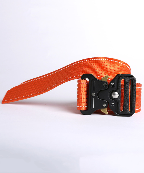 ADANS（アダンス）の「【ADANS】ナイロンベルト(M)/AD191AC05（ベルト・メンズ・ブラック/ベージュ/オレンジ/ブラック系その他/グリーン系カモフラージュ/ブラウン系カモフラージュ・FREE）」の4枚目の写真