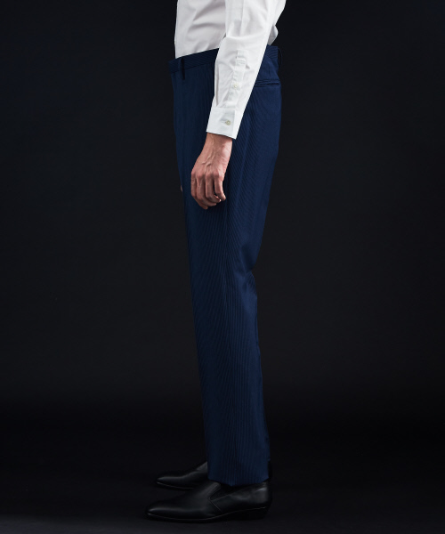 5351 POUR LES HOMMES(ゴーサンゴーイチプールオム)の「【セットアップ対応】トラベストストライプセットアップパンツ(その他パンツ・メンズ・ブルー・44/46/48/50)」の5枚目の写真