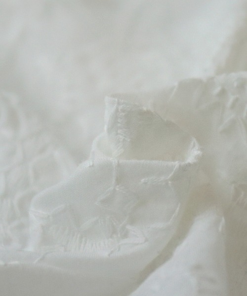 antiqua（アンティカ）の「ペイズリー柄刺繍ブラウス（シャツ/ブラウス・レディース・オフホワイト/ブラック・FREE）」の3枚目の写真