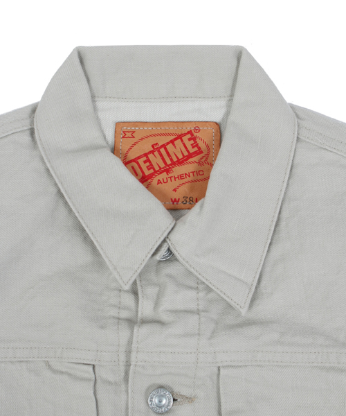 Denime（ドゥニーム）の「【MadeInJapan】DENIM JACKET 507 type off mod（デニムジャケット・メンズ・オフホワイト・LARGE/MEDIUM/SMALL）」の22枚目の写真