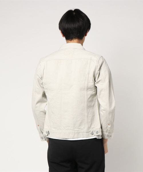 Denime（ドゥニーム）の「【MadeInJapan】DENIM JACKET 507 type off mod（デニムジャケット・メンズ・オフホワイト・LARGE/MEDIUM/SMALL）」の2枚目の写真
