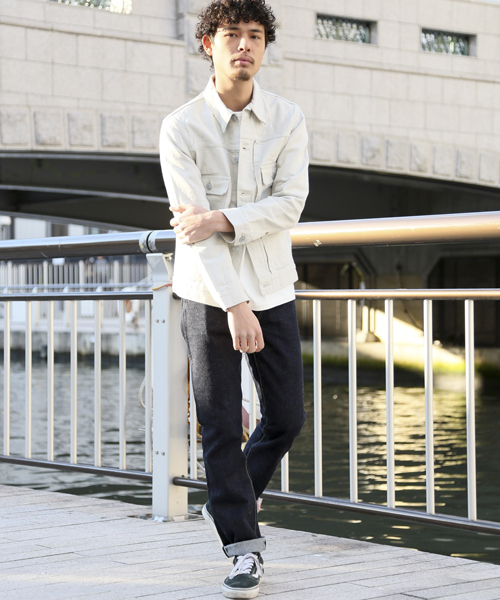 Denime（ドゥニーム）の「【MadeInJapan】DENIM JACKET 507 type off mod（デニムジャケット・メンズ・オフホワイト・LARGE/MEDIUM/SMALL）」の18枚目の写真