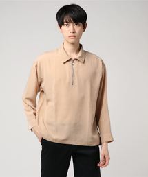 VIBGYOR Select/ ポリハーフZIP L/Sシャツ
