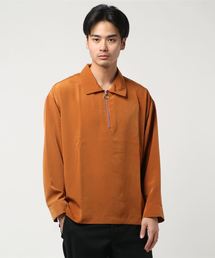 VIBGYOR Select/ ポリハーフZIP L/Sシャツ