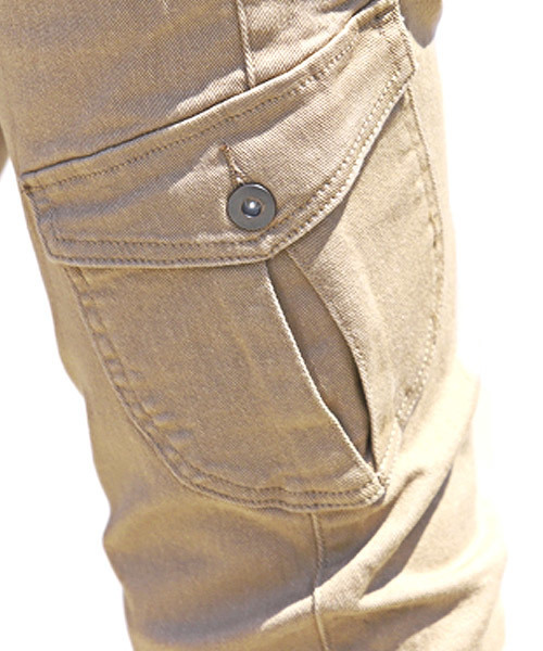 LUXSTYLE（ラグスタイル）の「ストレッチツイルカーゴパンツ（カーゴパンツ・メンズ・ブラック/ベージュ・M/L/XL）」の9枚目の写真