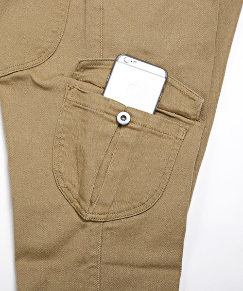 LUXSTYLE（ラグスタイル）の「ストレッチツイルカーゴパンツ（カーゴパンツ・メンズ・ブラック/ベージュ・M/L/XL）」の17枚目の写真
