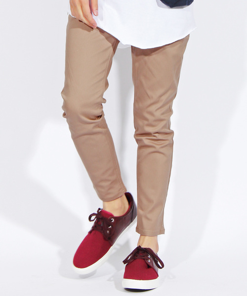 Beautiful Harmony（ビューティフルハーモニー）の「アンクルストレッチスキニーパンツ（チノパンツ・メンズ・ブラック/グレー系その他/ワイン/ネイビー/ベージュ/グレー/グレー系その他2/ホワイト/チャコールグレー/カーキ・LL/M/L）」の7枚目の写真