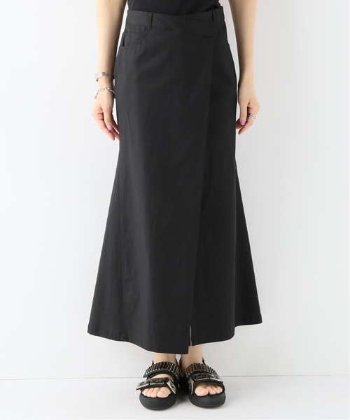 CITYSHOP(シティーショップ)の「アサラップスカート(スカート・レディース・ブラック/グリーン・38/36)」の5枚目の写真