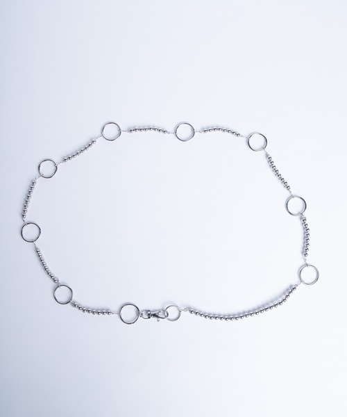 WEGO（ウィゴー）の「WEGO/ボールチェーンリングベルト（ベルト・レディース・シルバー・FREE）」の4枚目の写真