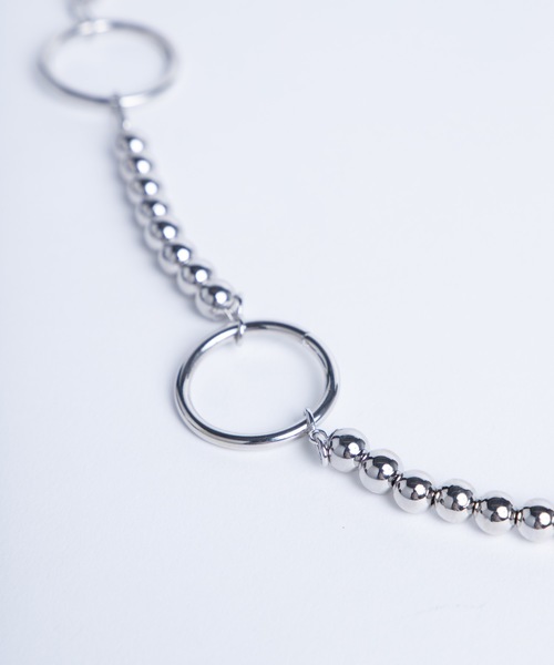 WEGO（ウィゴー）の「WEGO/ボールチェーンリングベルト（ベルト・レディース・シルバー・FREE）」の7枚目の写真