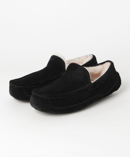 UGG（アグ）の「1101110 UGG M ASCOT（モカシン/デッキシューズ・メンズ・ブラック/グレー/ベージュ/ダークブラウン・25.0cm/26.0cm/27.0cm/28.0cm）」の2枚目の写真
