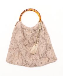 natural couture | べっ甲ハンドルトートバッグ(ショルダーバッグ)