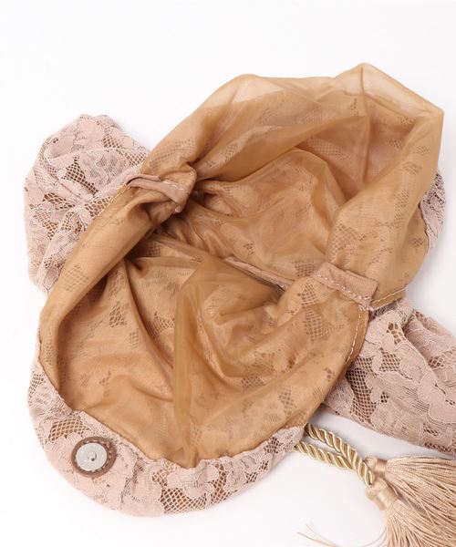 natural couture(ナチュラルクチュール)の「べっ甲ハンドルトートバッグ(ショルダーバッグ・レディース・ベージュ/パープル/レオパード/その他11・FREE)」の10枚目の写真