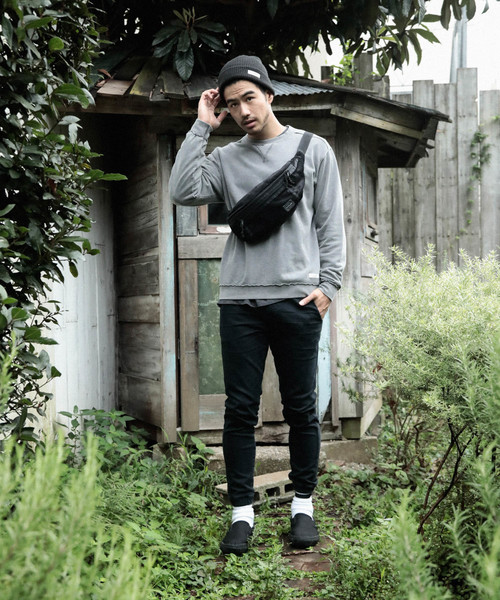 BAYFLOW（ベイフロー）の「インレイスノーウォッシュL/Sプルオーバー（スウェット・メンズ・ベージュ/カーキ/ボルドー/チャコール・SMALL/MEDIUM/LARGE）」の7枚目の写真